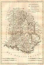 CARTA GEOGRAFICA ANTICA 1700