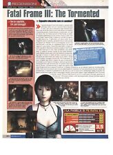 PROJECT ZERO 3 Magazine article Playstation 2 PS2 Italian review Fatal Frame III