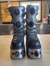 Stivali donna platform a punta