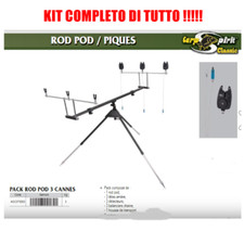 Carp Spirit ROD POD 3 CANNE CON 3 PIEDI REGOLABILI CARP FISHING