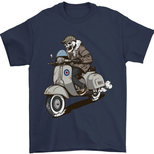Maglietta uomo scooter skull - maglietta,