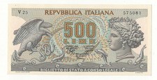 500 lire aretusa decr - aretusa, 1970
