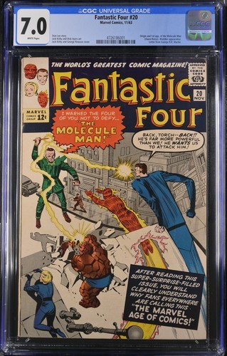Fantastic four cgc - fantastic, #20