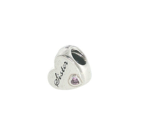 Pandora sorella cuore - pandora, charm