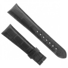 Cinturino Misure adatte a BREGUET in Alligatore Nero Opaco 21/16 mm Type XX Aero