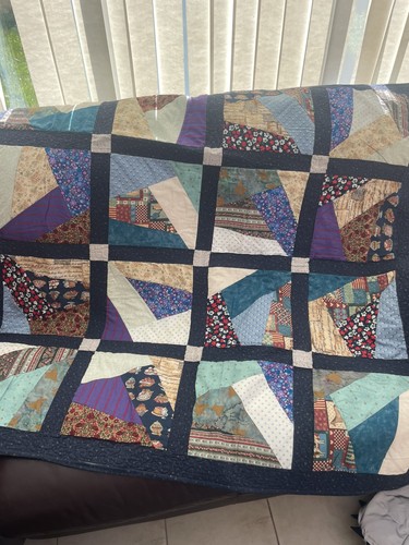 Trapunta patchwork fatta - , a