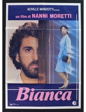 manifesto BIANCA Laura Morante Nanni Moretti Remo Remotti 1984 A391