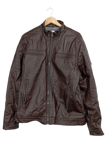 Indigo giacca ecopelle uomo - giacca,