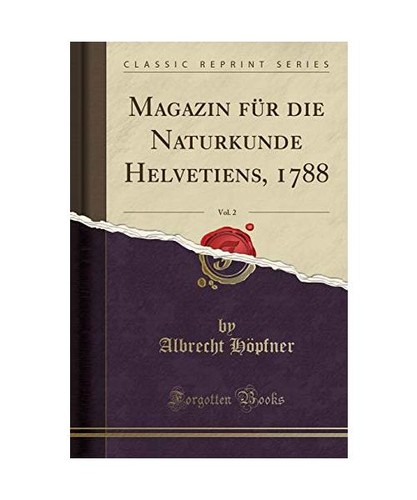 Magazin für die naturkunde - magazin,