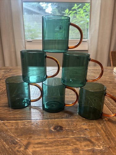 Ikea tazze vetro verde teal - ikea, in