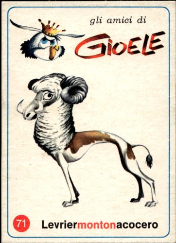 Figurina gli amici gioele - figurina, di
