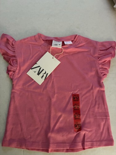 Top zara bambina rosa - top,