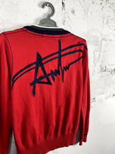 Andrew Mackenzie Cardigan Grande Logo Tag Grafitti