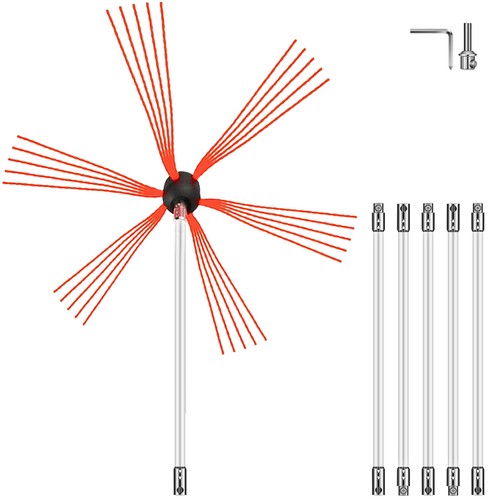Vevor spazzacamino piedi - vevor, 6m