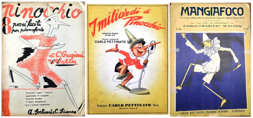 Pinocchio spartiti musicali - pinocchio,