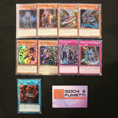 Lotto carte sei samurai - 9,