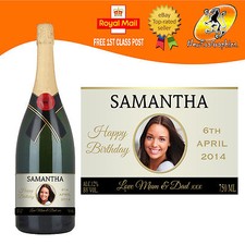FOTO CHAMPAGNE PERSONALIZZATA