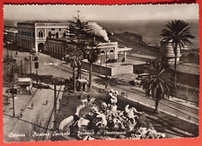 CARTOLINA CATANIA STAZIONE CENTRALE FONTANA DI PROSERPINA  1958  ( C 4 )