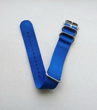 Cinturino Zulu Nylon Strap Blu - Ansa mm 24