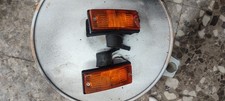 COPPIA FRECCE ANTERIORI ARANCIO PIAGGIO VESPA PX ARCOBALENO 125 150 200