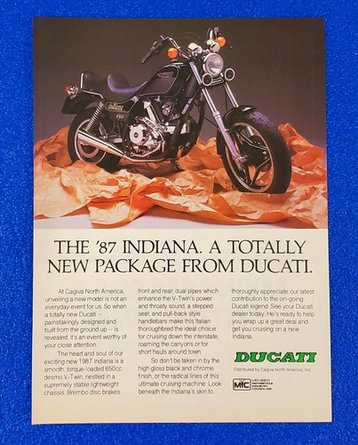 1987 ducati indiana 650 - ducati,