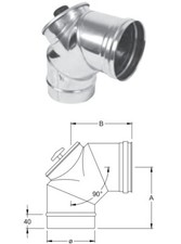 GOMITO A 90° CON TAPPO