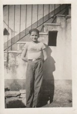 B - Foto Photo Fotografia Anni  40 - Giovane Donna in abiti maschili