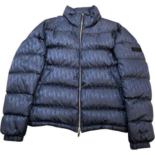 Dior piumino uomo obliquo navy - piumino,