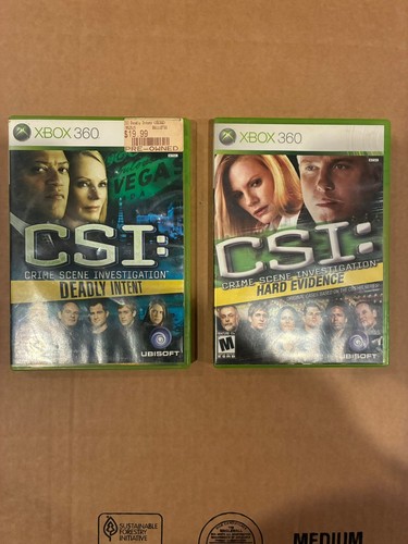 Lotto giochi csi - 2, xbox