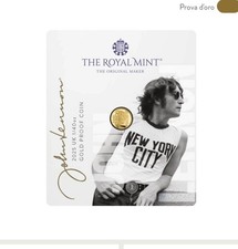 Moneta John Lennon In Oro 24 Kt