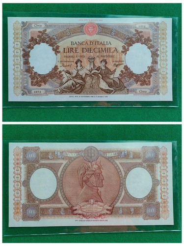 Italia 10000 lire repubbliche - lire,