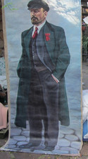 RITRATTO DI V. LENIN OLIO SU