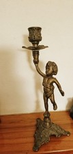 Antico candelabro ottone - antico, in