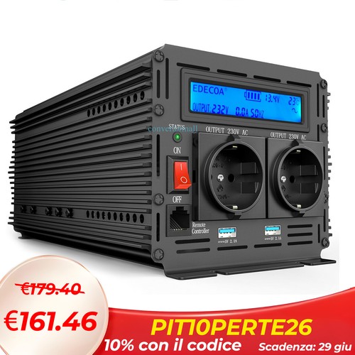 Edecoa convertitore 12v 220v - edecoa,