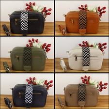 Marsupio pelle donna oro nero