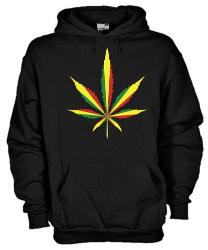 Felpa fun kj633 - felpa, marijuana