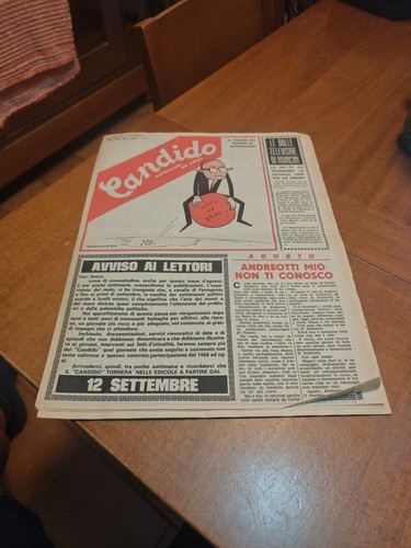Rivista candido agosto 1977 - agosto, n
