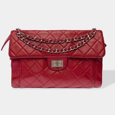 Sac CHANEL 2.55 en Cuir Rouge