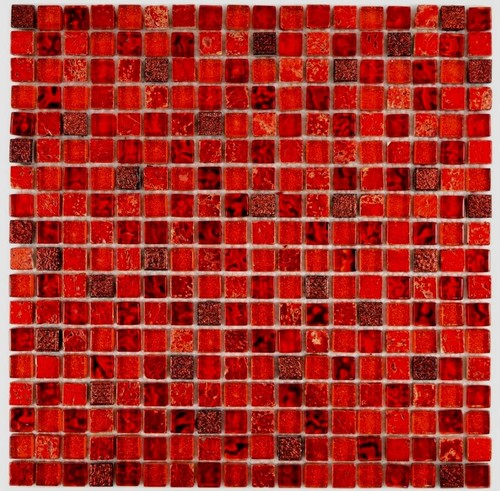 Mosaico mattone vetro - mosaico,