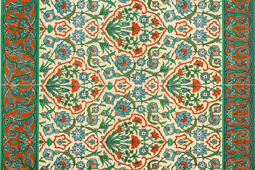 Pannello ceramica mosaico - , di