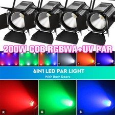 4 pz 200 W RGBWA + UV LED COB