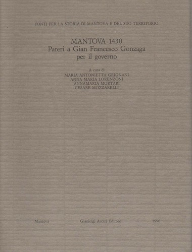 Mantova 1430 pareri gian - mantova, a