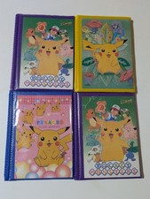 Lotto 4 Card Holder POKEMON Pocket Monsters Carte Collezione Raccoglitori