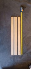 3 Tavole in legno di abete Levigato cm 4x59x1,2 per uso carpenteria, fai da te