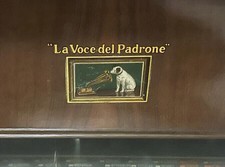 🔴 LA VOCE DEL PADRONE radio grammofono mobile legno noce FUNZIONA VINTAGE