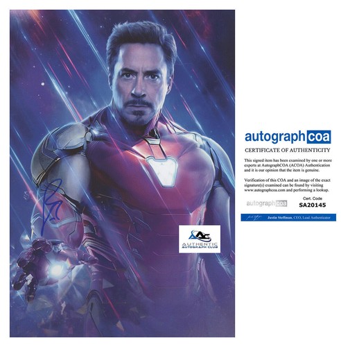 Robert downey autograph - downey,