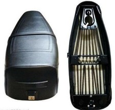 SELLA NERA CON TELAIO FERRO E MOLLE VESPA PX 125 150 200 ARCOBALENO