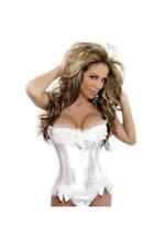 Corsetto Bianco Donna Burlesque Vintage