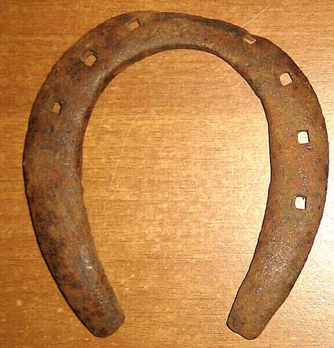 Antico ferro cavallo - ferro, di