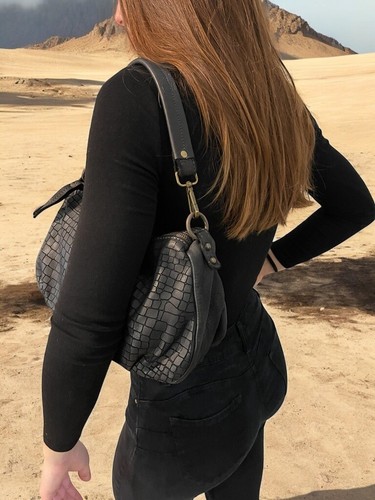 Borsa donna vera pelle stile - borsa,